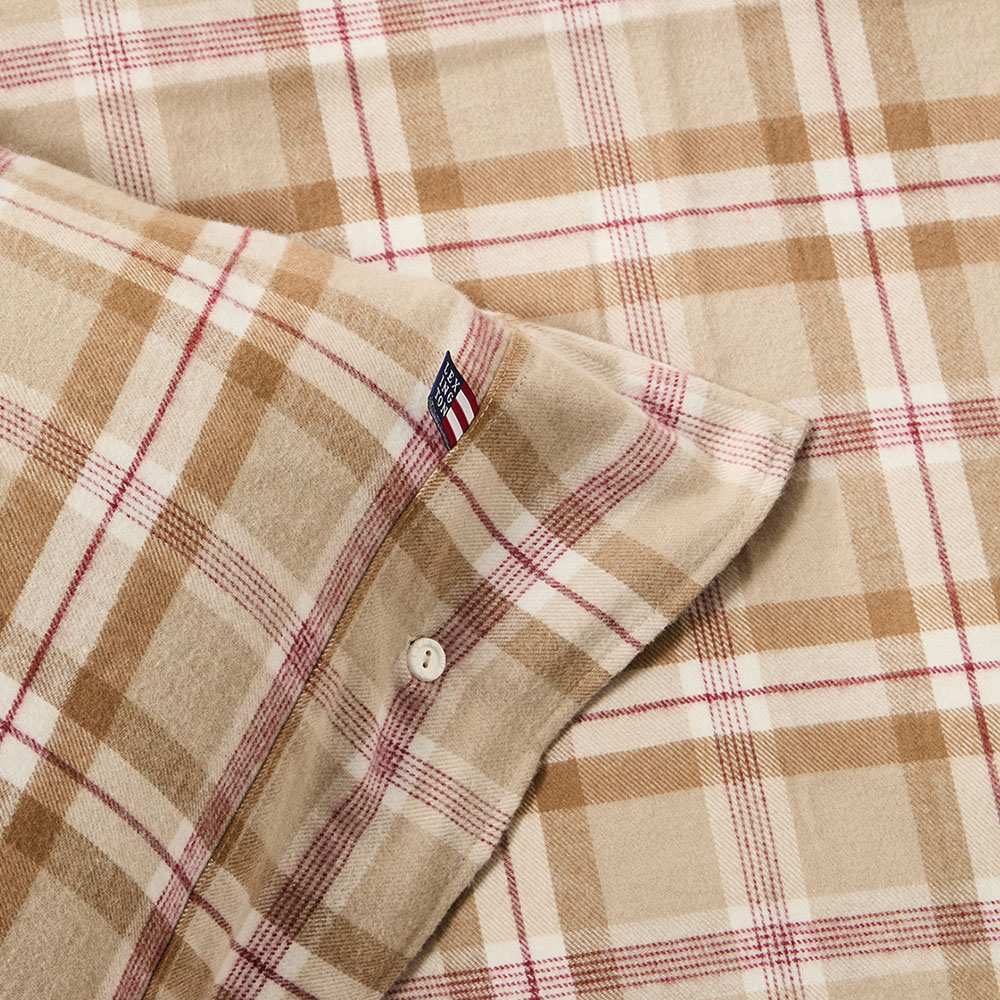 Lexington Checked Cotton Flannel Rutigt P&aring;slakanset